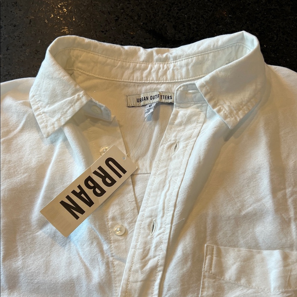 Urban Outfitters Crisp White Casual Shirt
